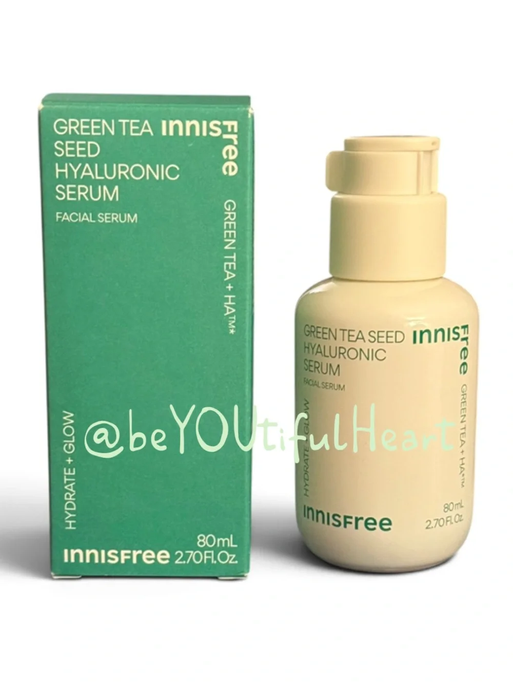 innisfree Green Tea Hyaluronic Acid + Niacinamide Serum for Skin Barrier Support